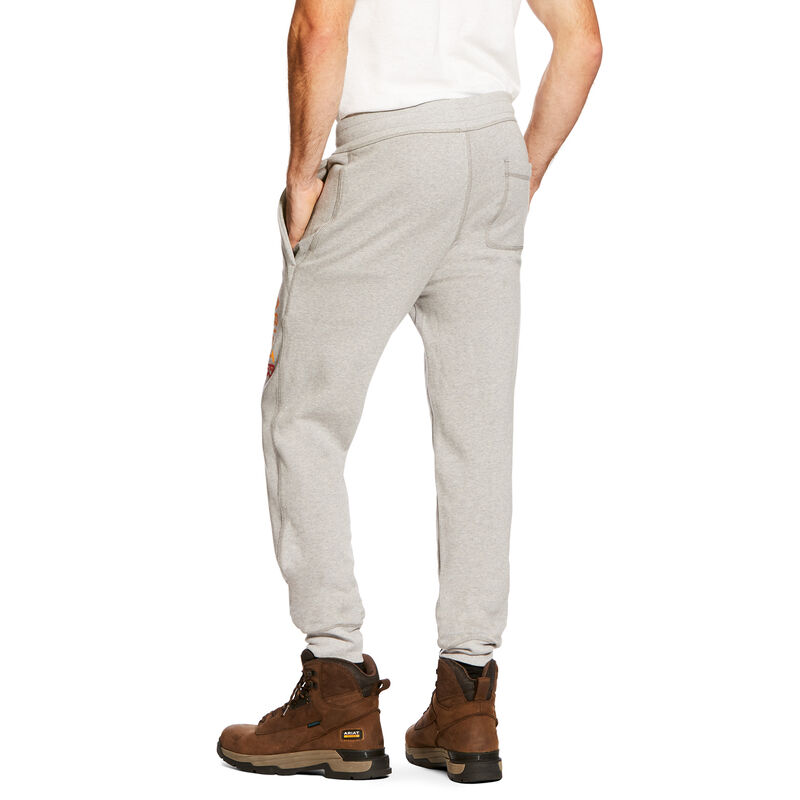 Ariat Work: FR Work Pantalones De Chandal Hombre - Gris (EBVDP8190)